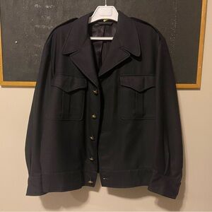 Vintage 1970s U.S. Army ROTC Ceremonial Officer Jacket – United Uniform – Wool